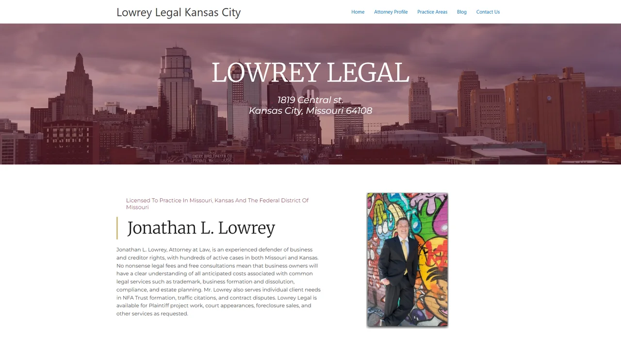 Lowrey Legal LLC - Kansas City, MO office in Kansas City, MO, Missouri
