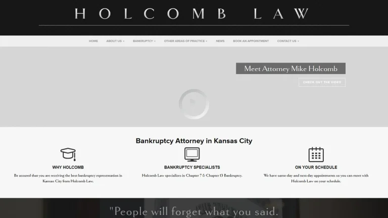 Holcomb Law Office, P.C. - Kansas City, MO - Attorney in Kansas City, MO