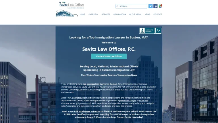 Savitz Law Offices, P.C. - Boston, MA - Attorney in Boston