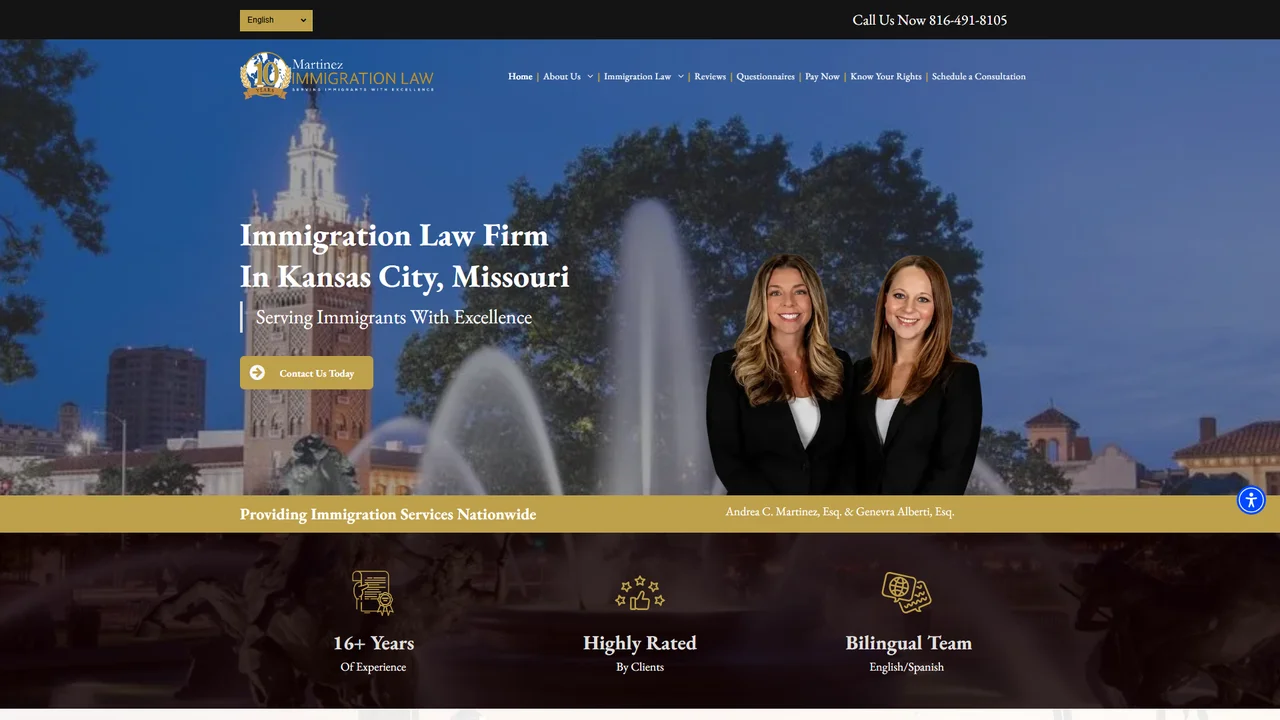 Martinez Immigration Law LLC - Kansas City, MO office in Kansas City, MO, Missouri