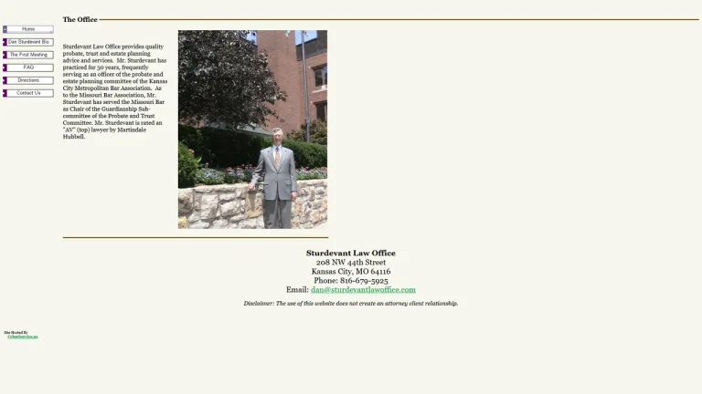 Sturdevant Law Office: Sturdevant Dan - Kansas City, MO - Attorney in Kansas City, MO
