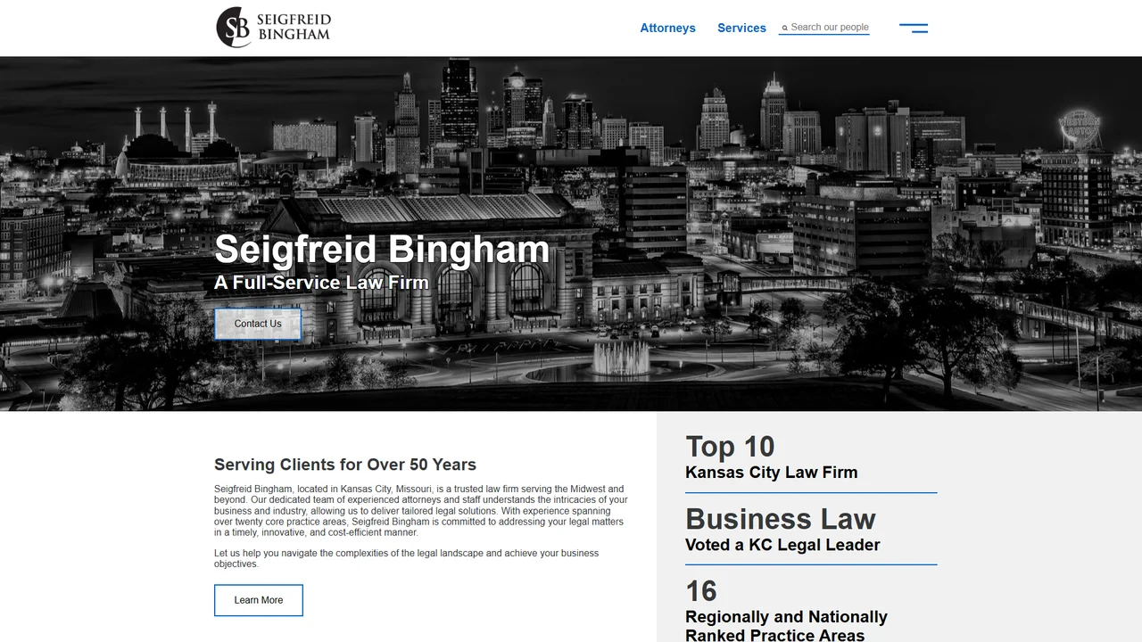 Seigfreid Bingham, P.C. - Kansas City, MO office in Kansas City, MO, Missouri