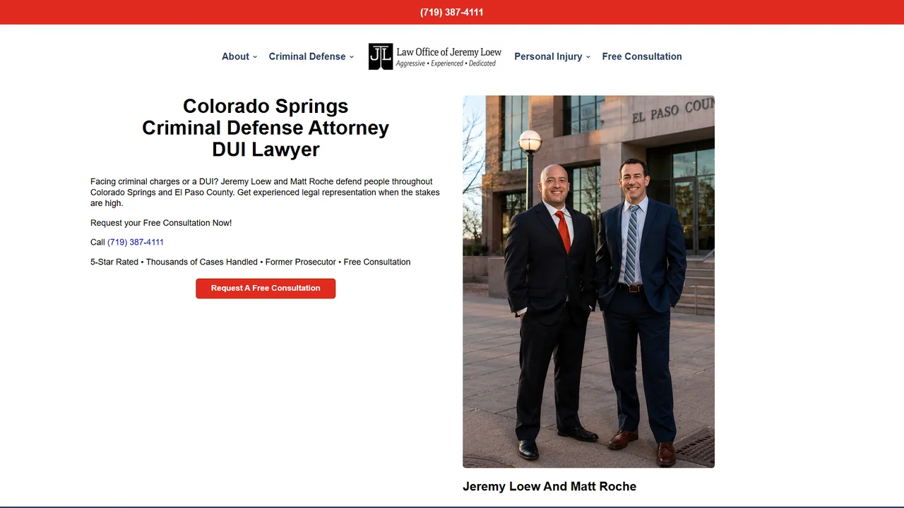 Law Office of Jeremy Loew - Colorado Springs, CO office in Colorado Springs, Colorado