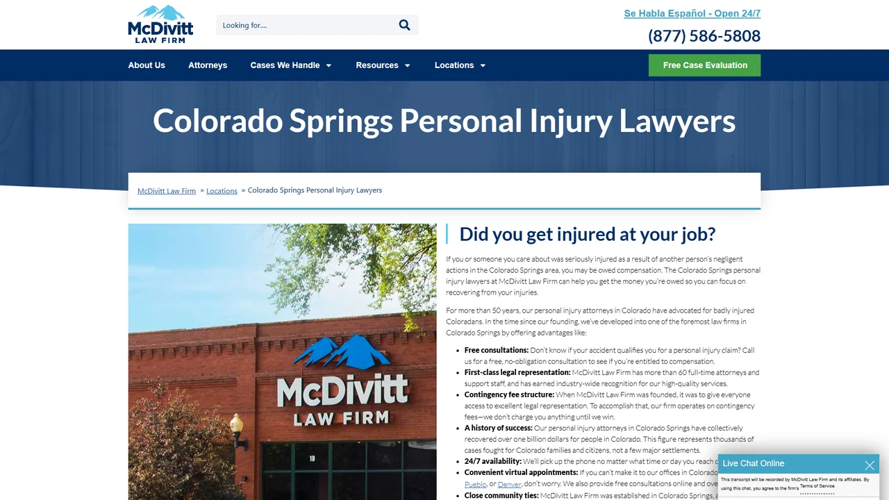 McDivitt Law Firm - Colorado Springs, CO office in Colorado Springs, Colorado