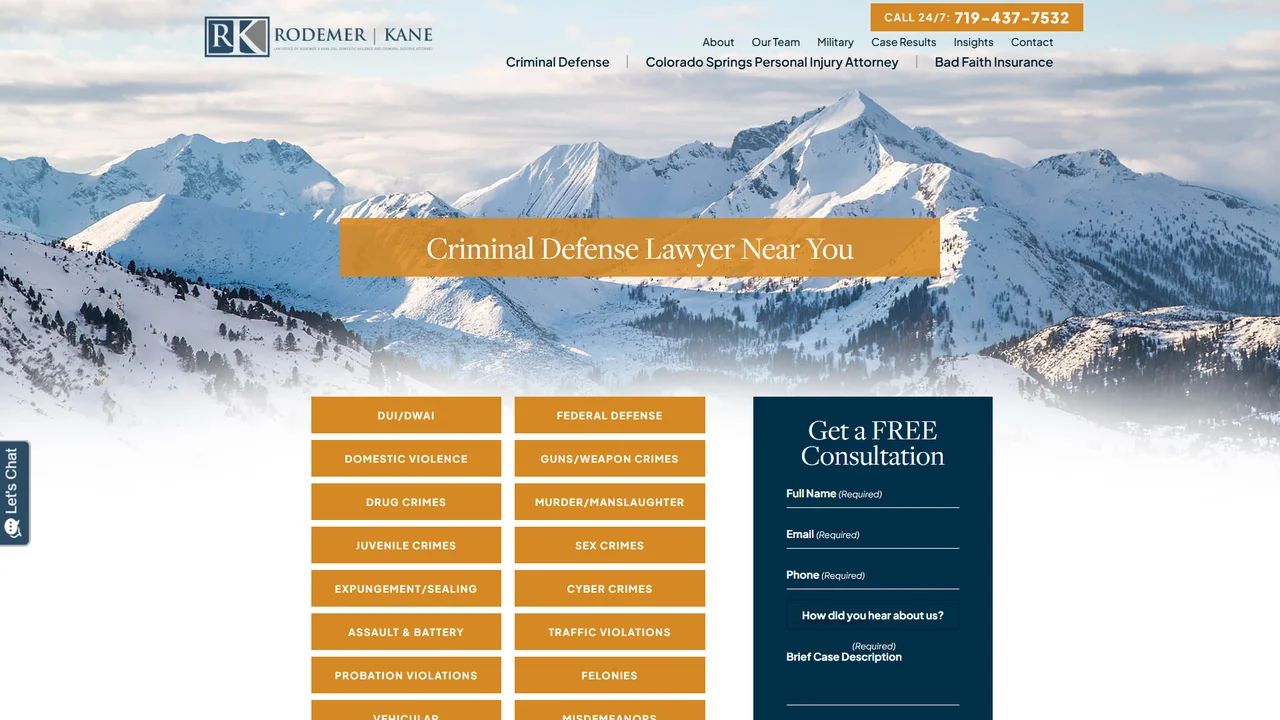 Law Office of Rodemer and Kane - Colorado Springs, CO office in Colorado Springs, Colorado