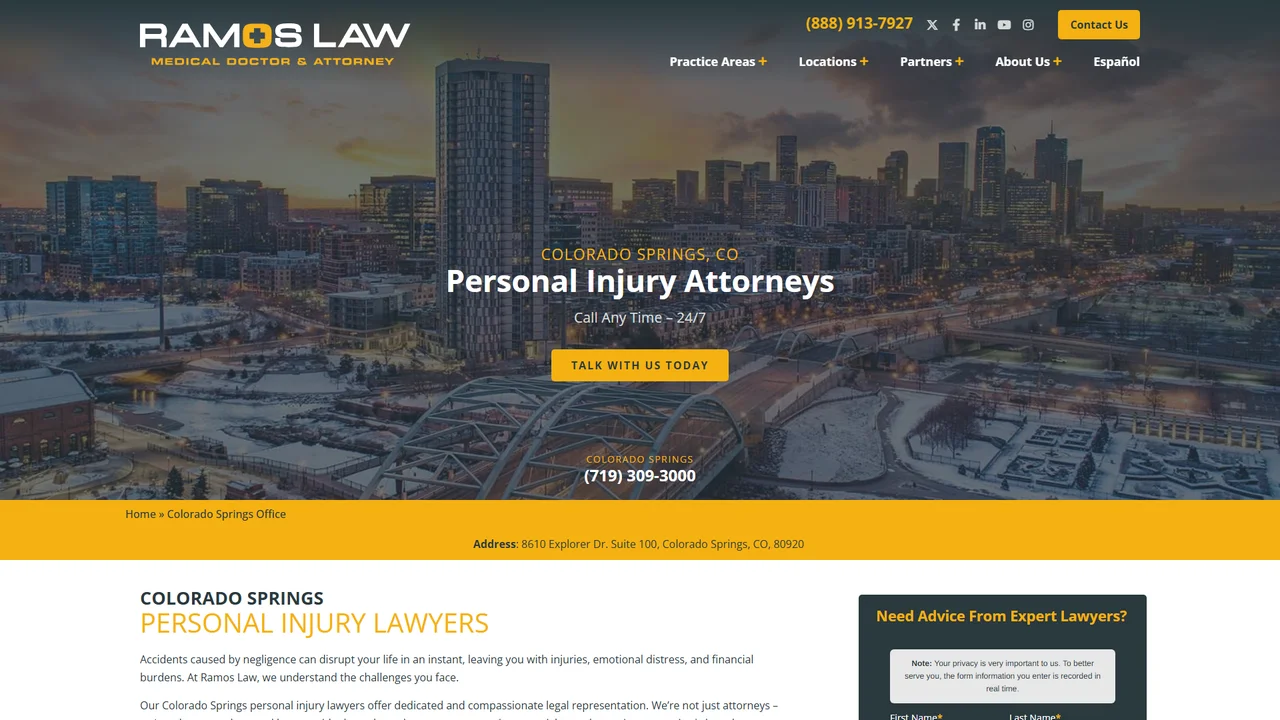 Ramos Law Personal Injury & Accident Lawyers - Colorado Springs, CO office in Colorado Springs, Colorado
