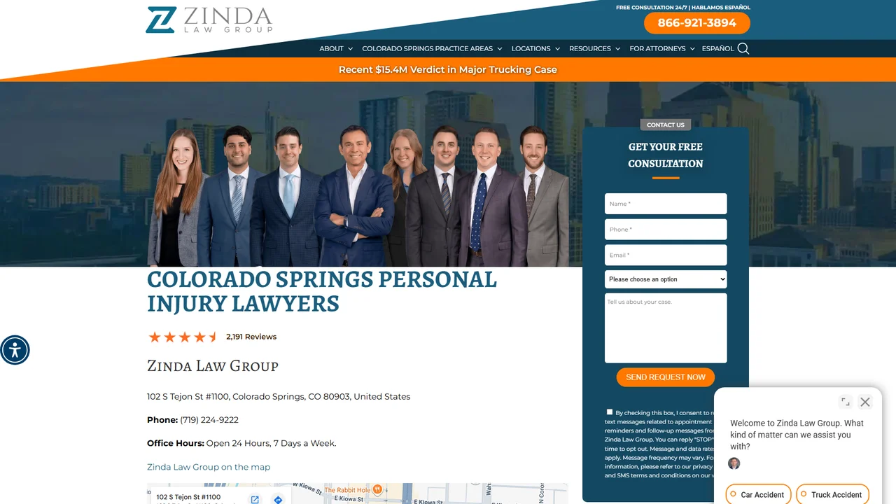 Zinda Law Group - Colorado Springs, CO office in Colorado Springs, Colorado