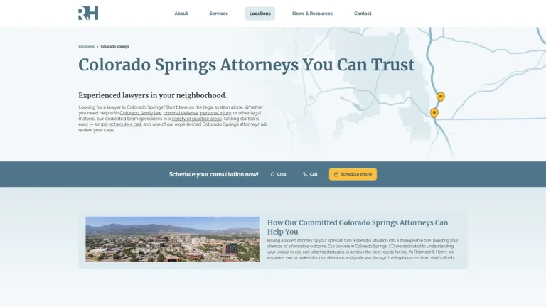 Robinson & Henry, P.C. - Colorado Springs, CO - Attorney in Colorado Springs