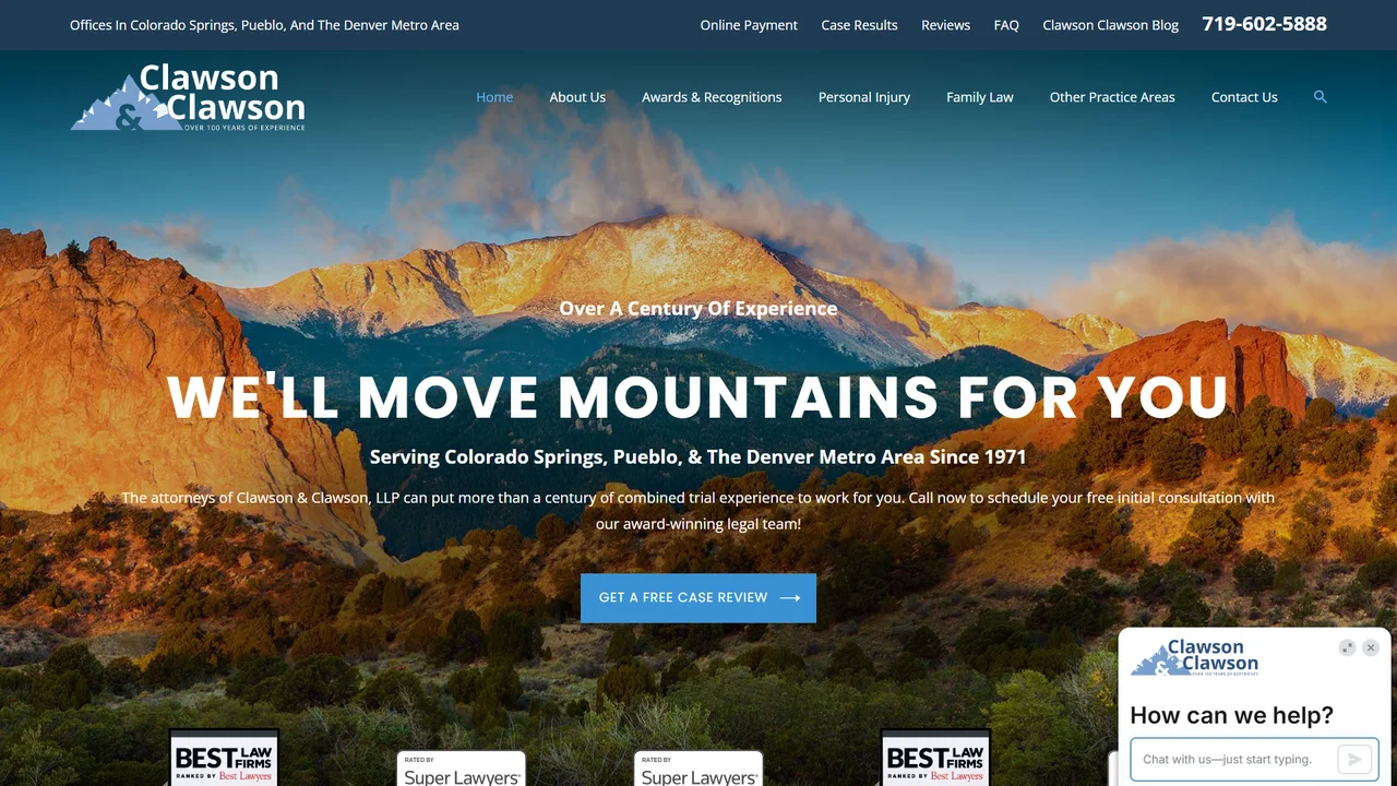 Clawson & Clawson, LLP - Colorado Springs, CO office in Colorado Springs, Colorado