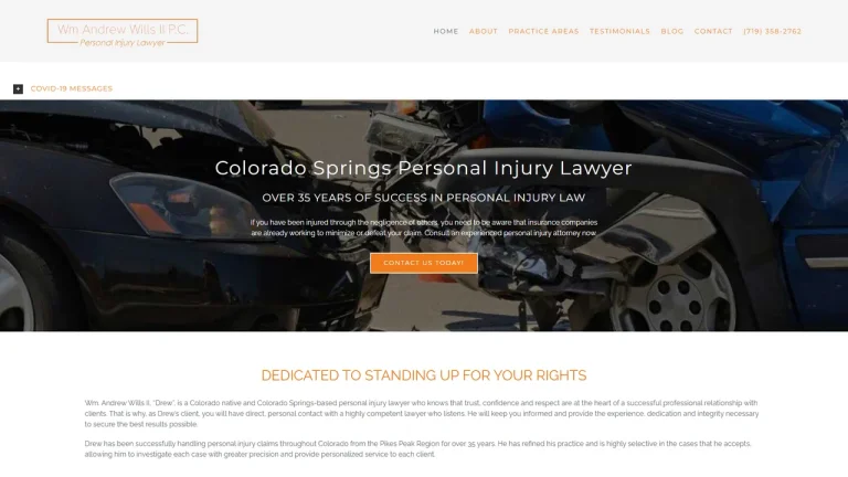 Wm. Andrew Wills II, P.C. - Colorado Springs, CO - Attorney in Colorado Springs