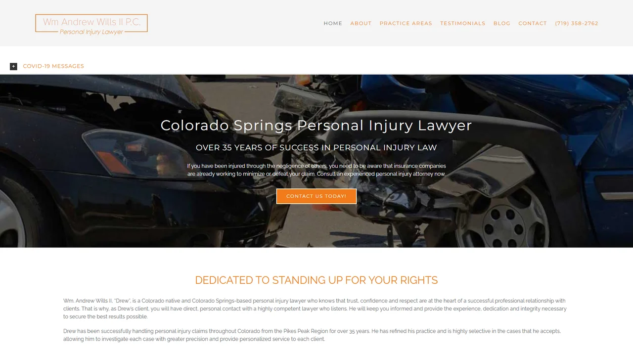 Wm. Andrew Wills II, P.C. - Colorado Springs, CO office in Colorado Springs, Colorado