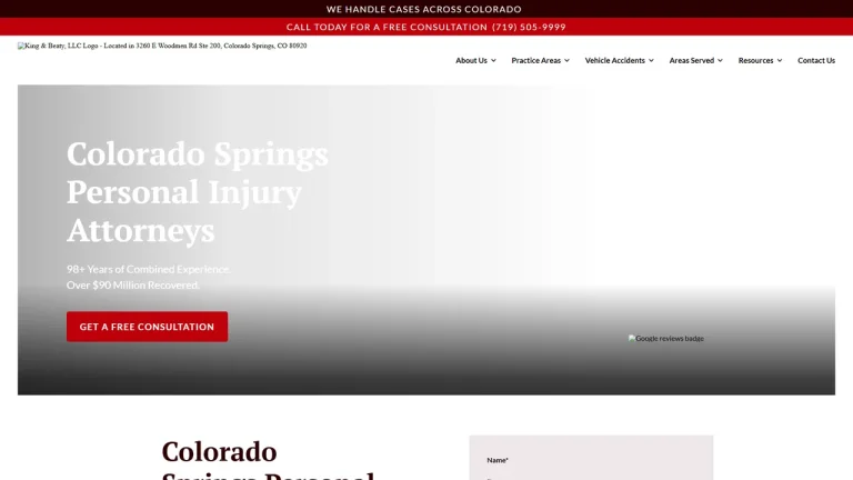 King & Beaty, LLC - Colorado Springs, CO - Attorney in Colorado Springs