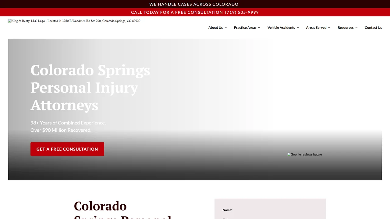 King & Beaty, LLC - Colorado Springs, CO office in Colorado Springs, Colorado