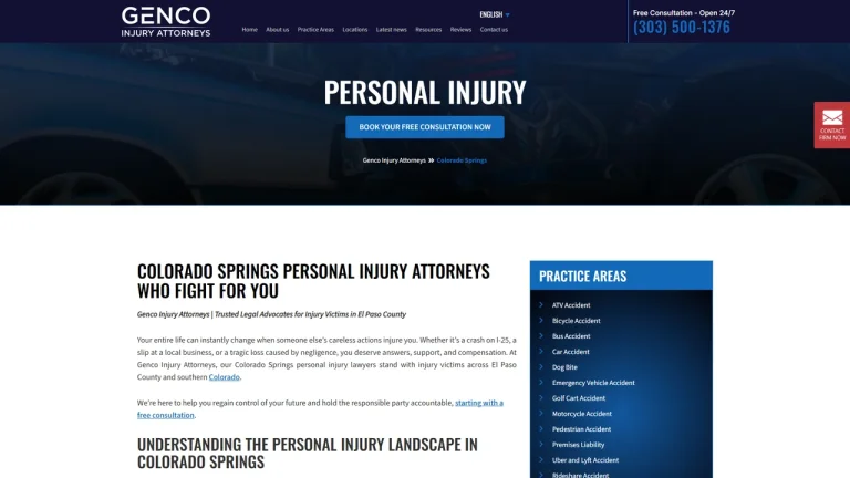 Genco Injury Attorneys - Colorado Springs - Colorado Springs, CO - Attorney in Colorado Springs
