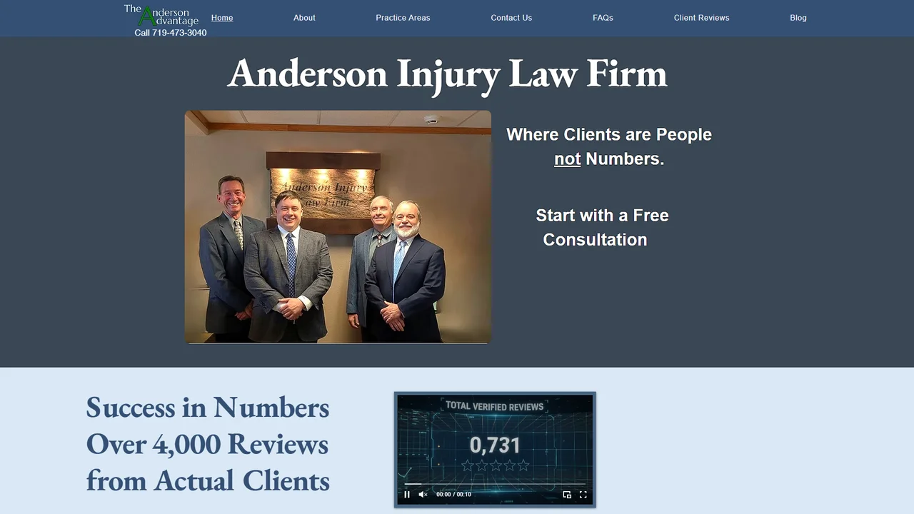 Anderson Injury Law Firm - Colorado Springs, CO office in Colorado Springs, Colorado