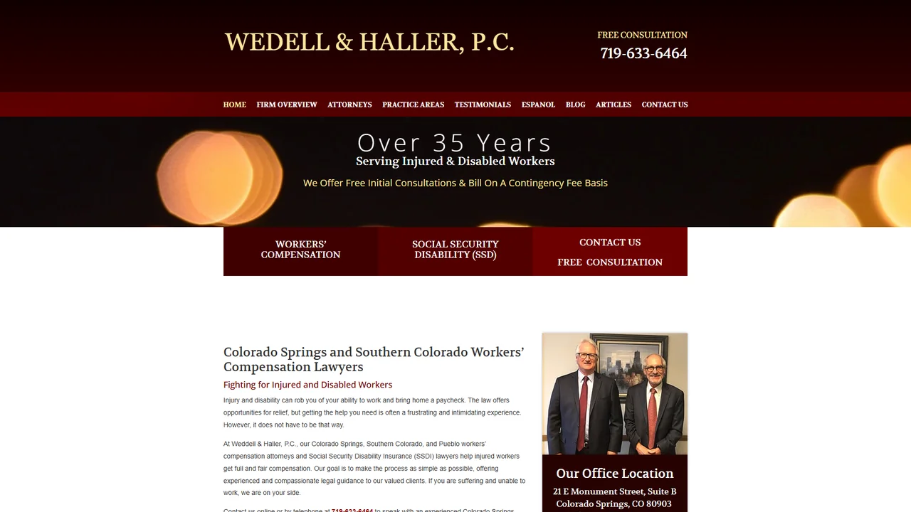 Weddell & Haller, P.C. - Colorado Springs, CO office in Colorado Springs, Colorado