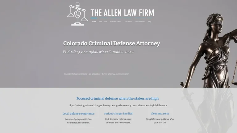The Allen Law Firm - Colorado Springs, CO - Attorney in Colorado Springs