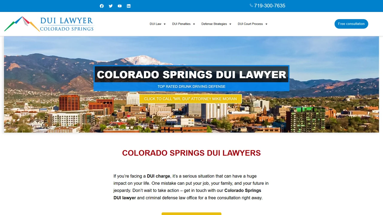 DUI Lawyer Colorado Springs, P.C. - Colorado Springs, CO office in Colorado Springs, Colorado