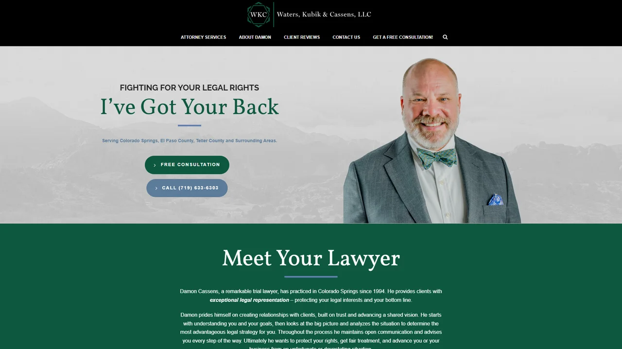 Dawn R. Kubik - Waters, Kubik & Cassens, LLC - Colorado Springs, CO office in Colorado Springs, Colorado