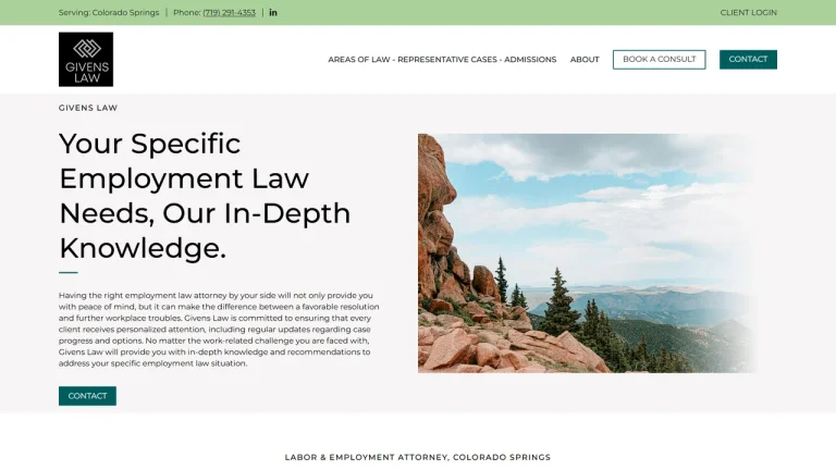 Law Offices Of Gregory E. Givens - Colorado Springs, CO - Attorney in Colorado Springs