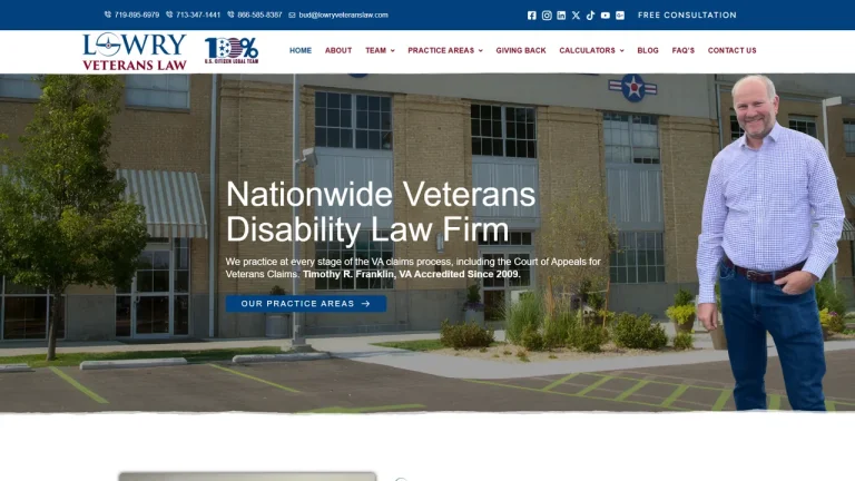 Lowry Veterans Law - Colorado Springs, CO - Attorney in Colorado Springs