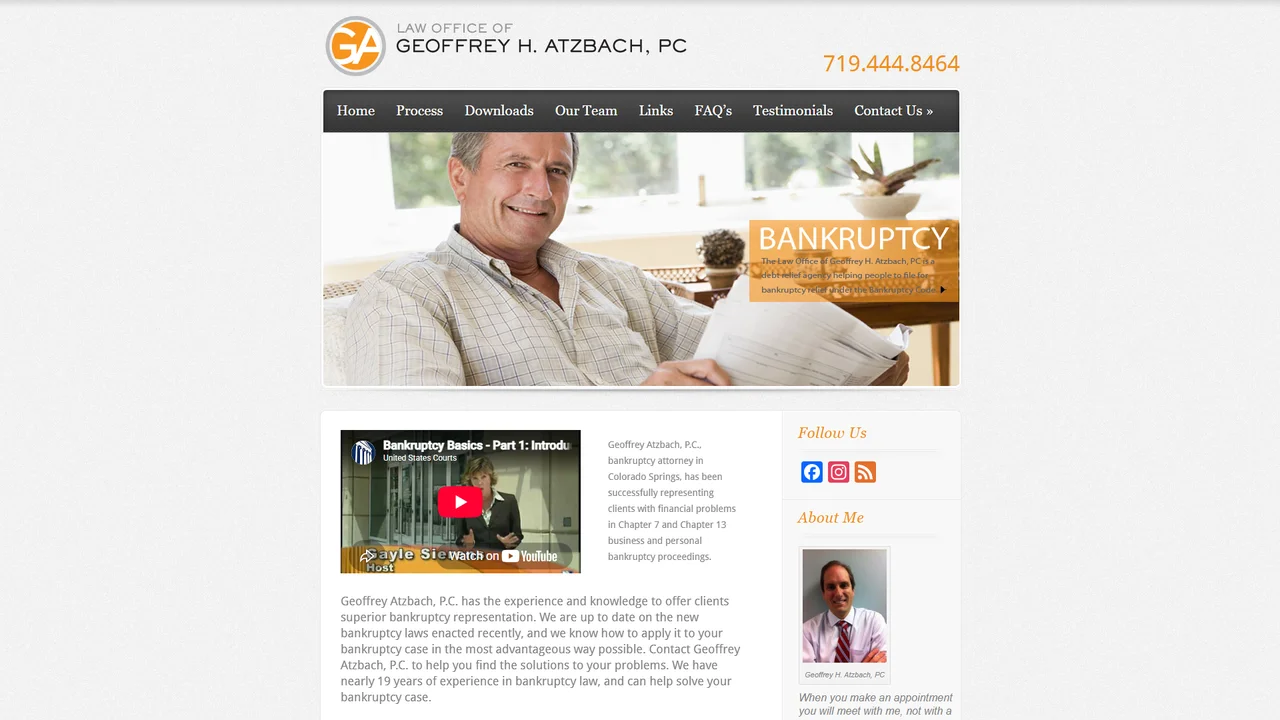 Law Office of Geoffrey H. Atzbach, PC - Colorado Springs, CO office in Colorado Springs, Colorado