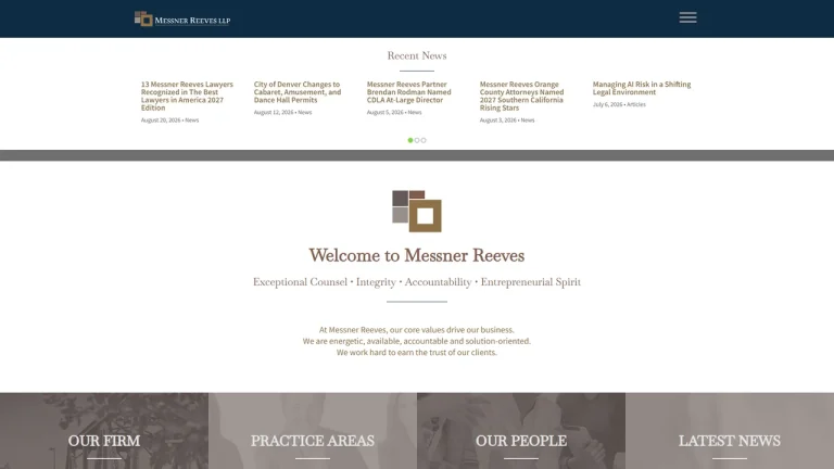 Messner Reeves LLP - Colorado Springs, CO - Attorney in Colorado Springs