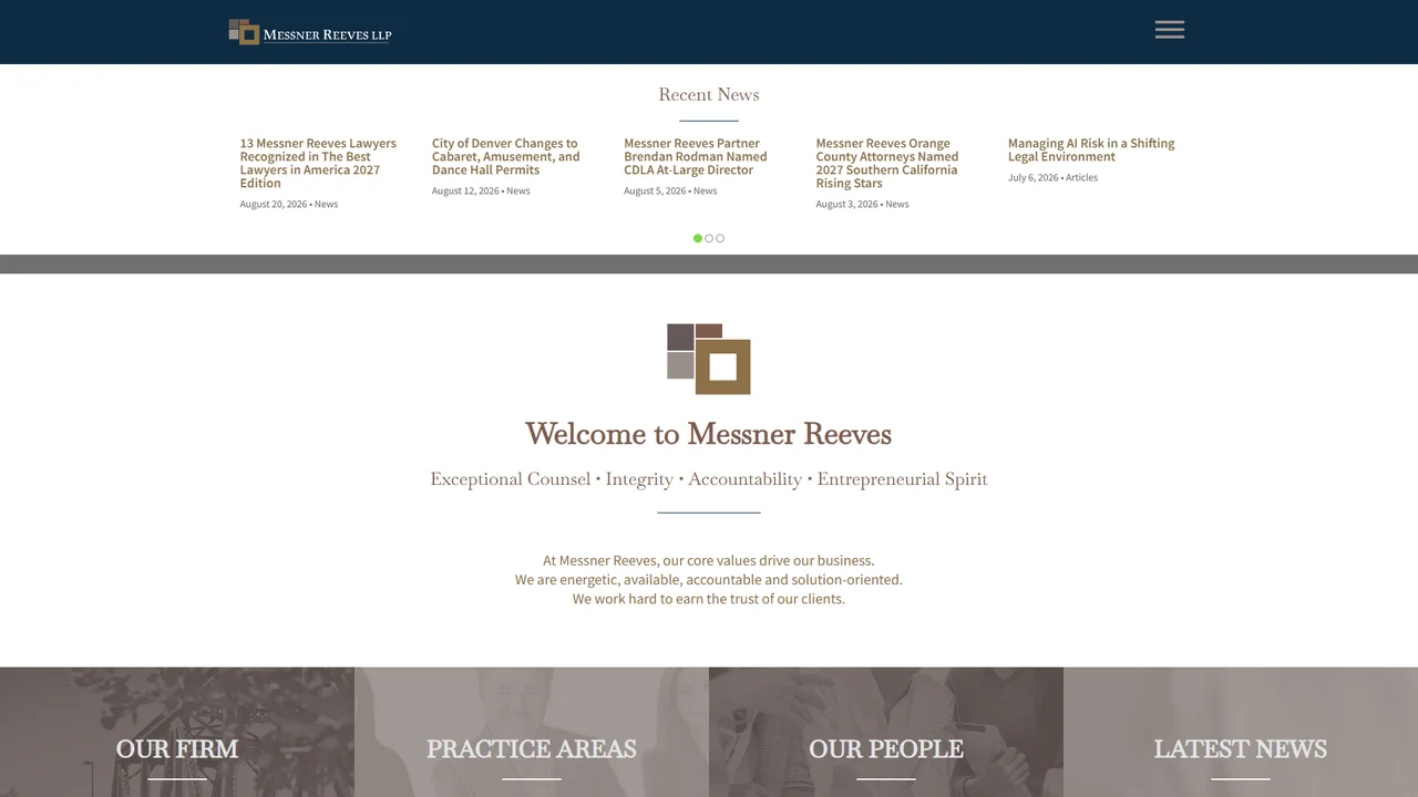 Messner Reeves LLP - Colorado Springs, CO office in Colorado Springs, Colorado