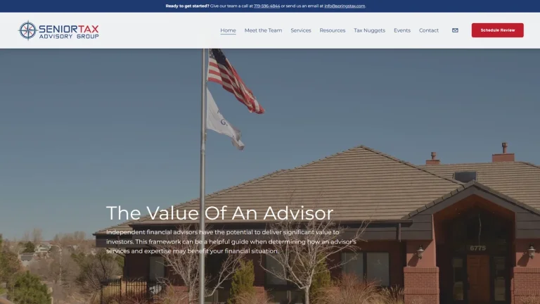 Senior Tax Advisory Group - Colorado Springs, CO - Attorney in Colorado Springs