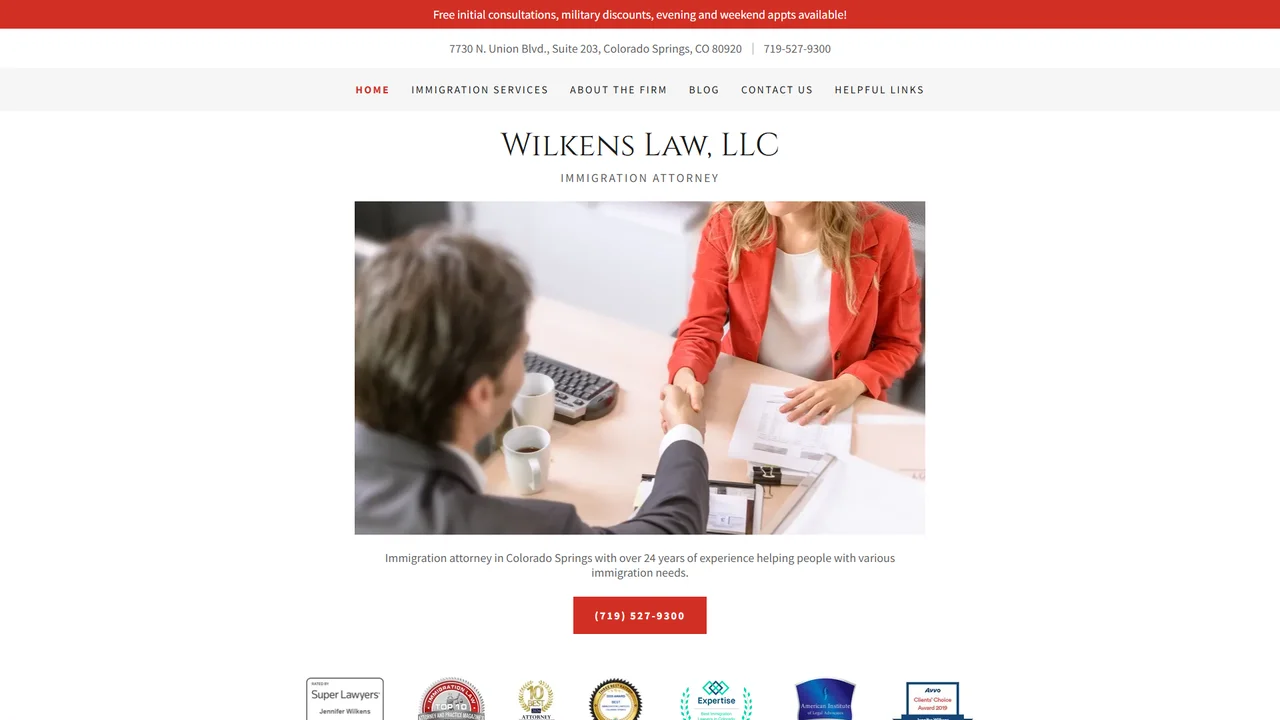 Wilkens Law, LLC - Colorado Springs, CO office in Colorado Springs, Colorado