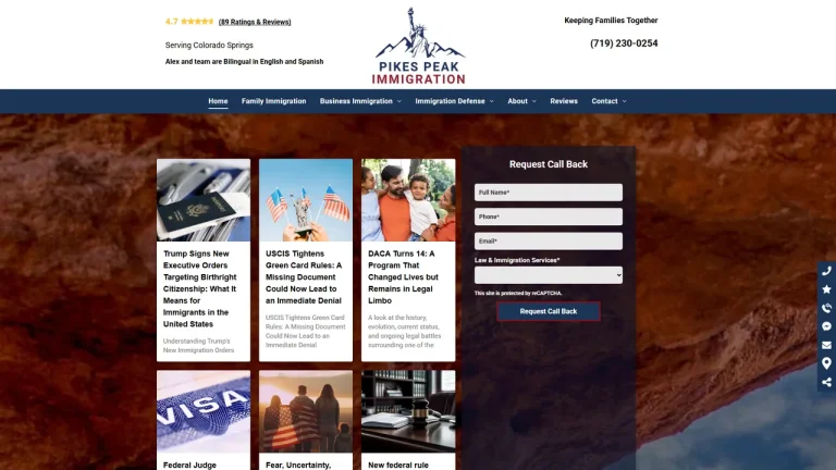 Pikes Peak Immigration LLC - Colorado Springs, CO - Attorney in Colorado Springs