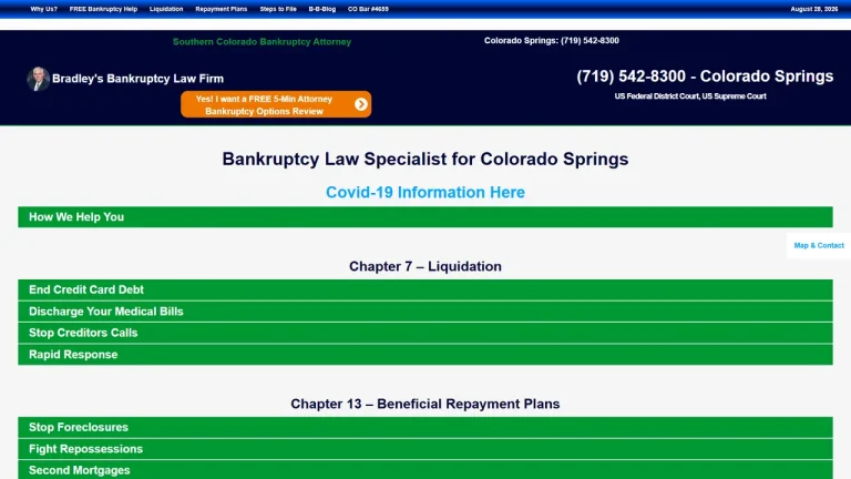 Robert D. Bradley & Associates - Colorado Springs, CO - Attorney in Colorado Springs