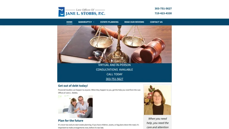 Law Offices of Jane L. Stobbs, PC - Colorado Springs, CO - Attorney in Colorado Springs