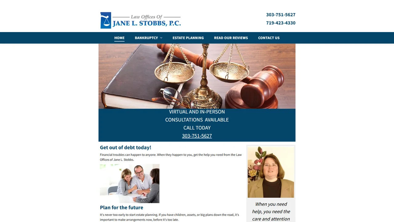 Law Offices of Jane L. Stobbs, PC - Colorado Springs, CO office in Colorado Springs, Colorado