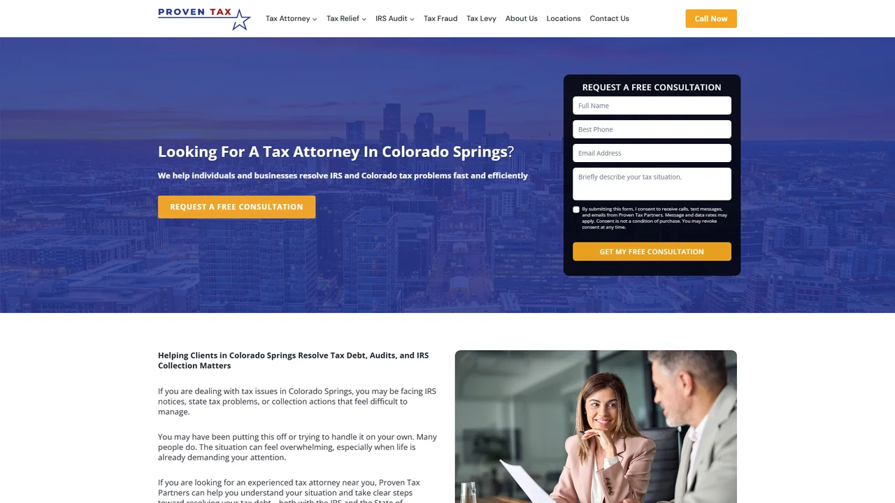 Defense Tax Partners (North) - Colorado Springs, CO office in Colorado Springs, Colorado