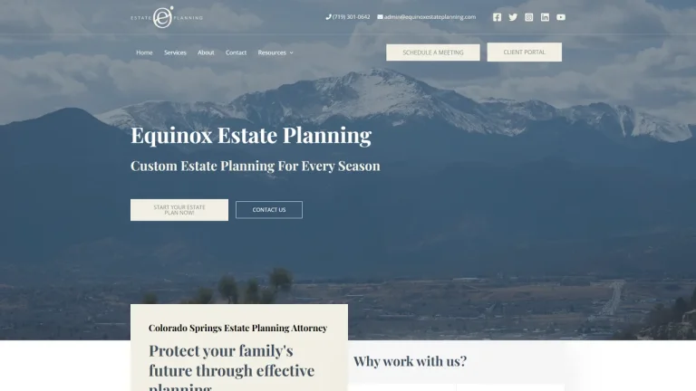 Equinox Estate Planning - Colorado Springs, CO - Attorney in Colorado Springs