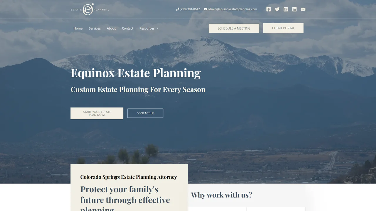 Equinox Estate Planning - Colorado Springs, CO office in Colorado Springs, Colorado