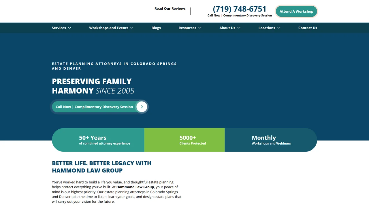 Hammond Law Group PC - Colorado Springs, CO office in Colorado Springs, Colorado