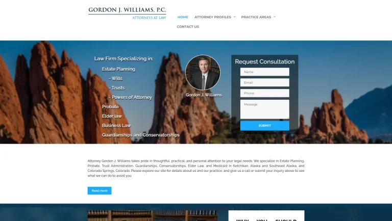 Gordon J. Williams, P.C., Attorneys at Law - Colorado Springs, CO - Attorney in Colorado Springs