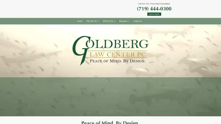 Goldberg Law Center, P.C. - Colorado Springs, CO - Attorney in Colorado Springs