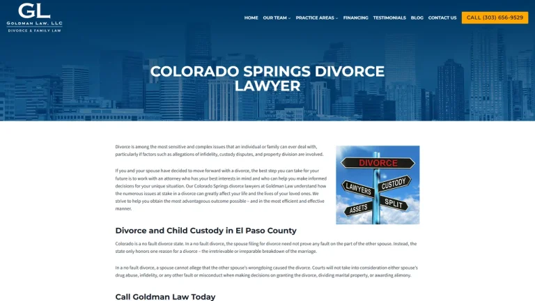 Goldman Law, LLC - Colorado Springs, CO - Attorney in Colorado Springs
