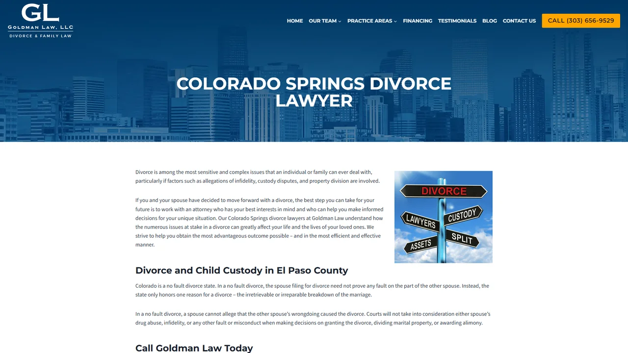 Goldman Law, LLC - Colorado Springs, CO office in Colorado Springs, Colorado