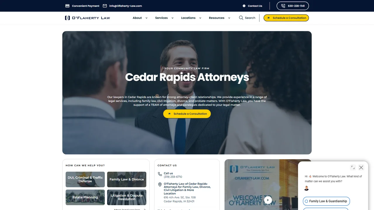 O'Flaherty Law of Cedar Rapids - Cedar Rapids, IA office in Cedar Rapids, Iowa