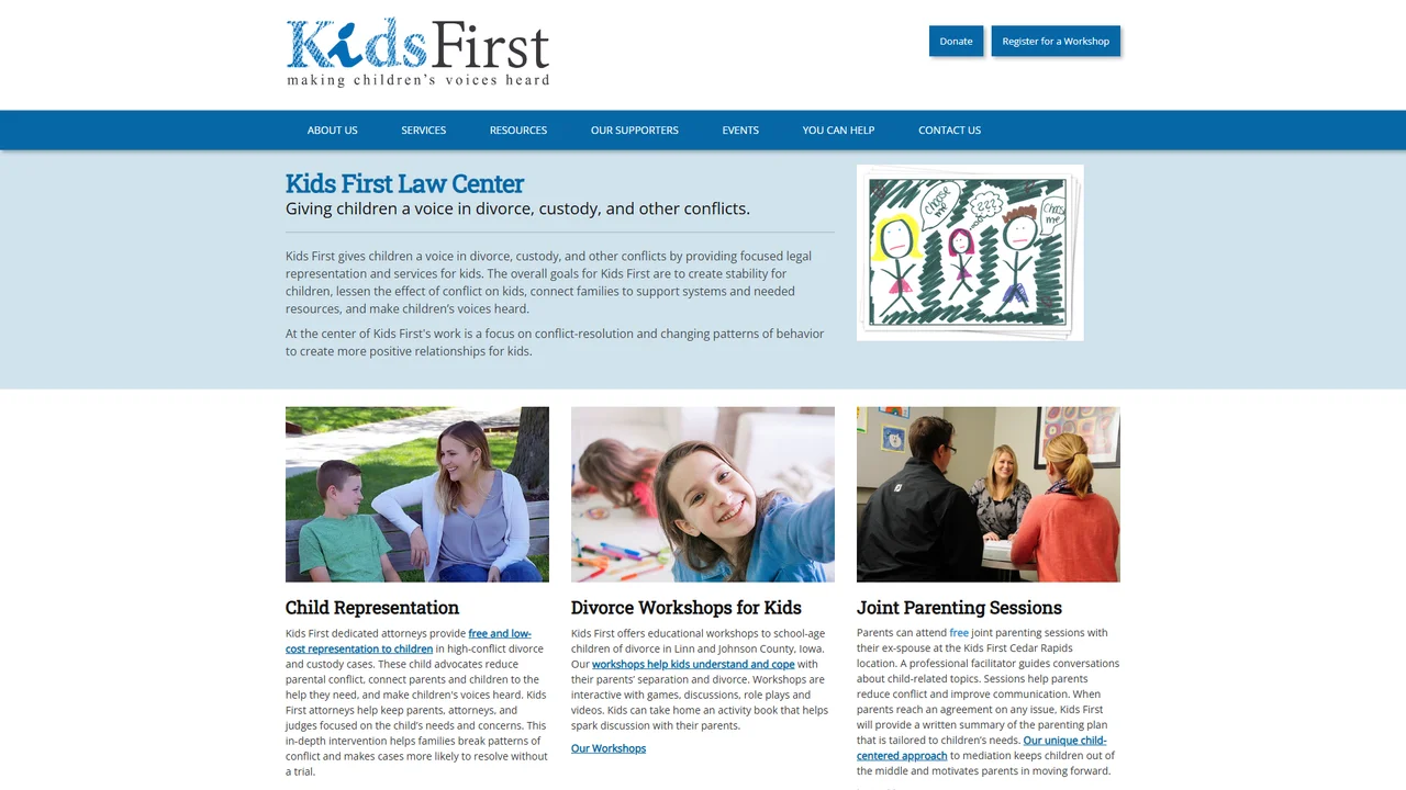 Kids First Law Center - Cedar Rapids, IA office in Cedar Rapids, Iowa