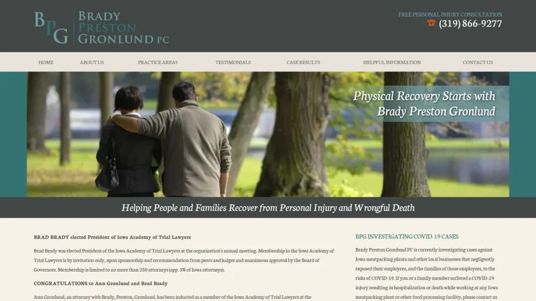 Brady Preston Gronlund PC - Cedar Rapids, IA - Attorney in Cedar Rapids