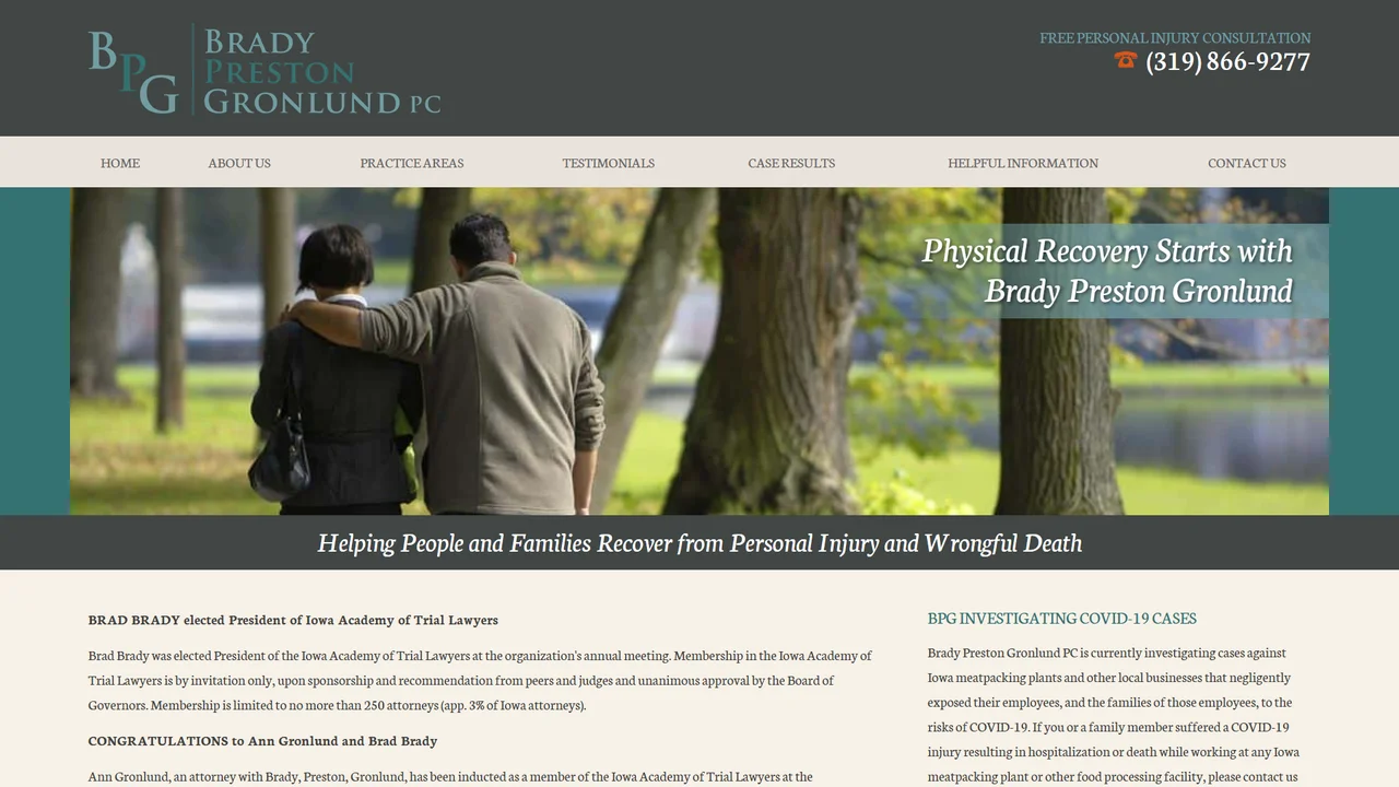 Brady Preston Gronlund PC - Cedar Rapids, IA office in Cedar Rapids, Iowa
