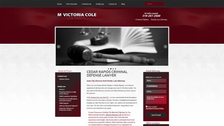 Victoria M Cole Law Firm PC - Cedar Rapids, IA - Attorney in Cedar Rapids
