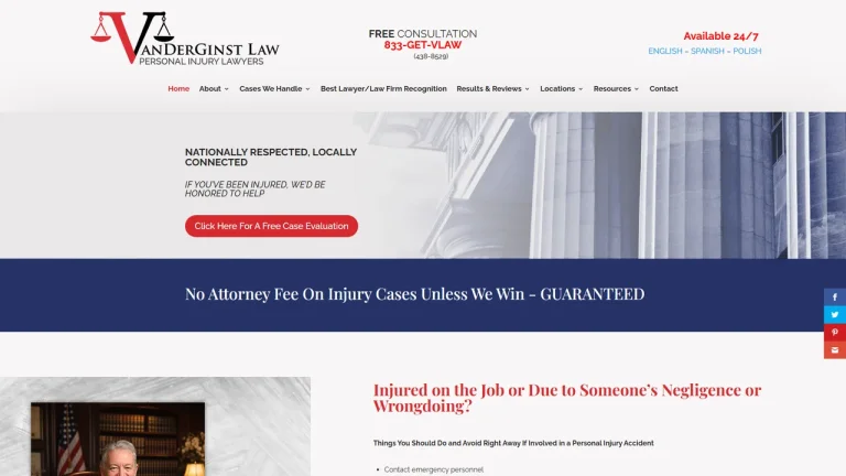 VanDerGinst Law Personal Injury Lawyers - Cedar Rapids, IA - Attorney in Cedar Rapids