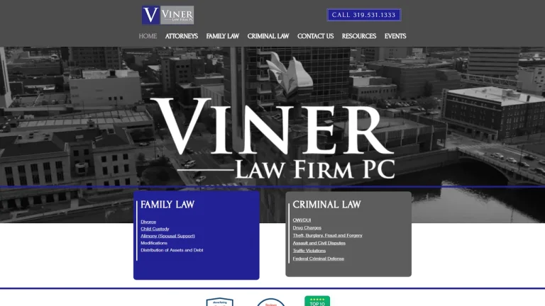 Viner Law Firm PC - Cedar Rapids, IA - Attorney in Cedar Rapids