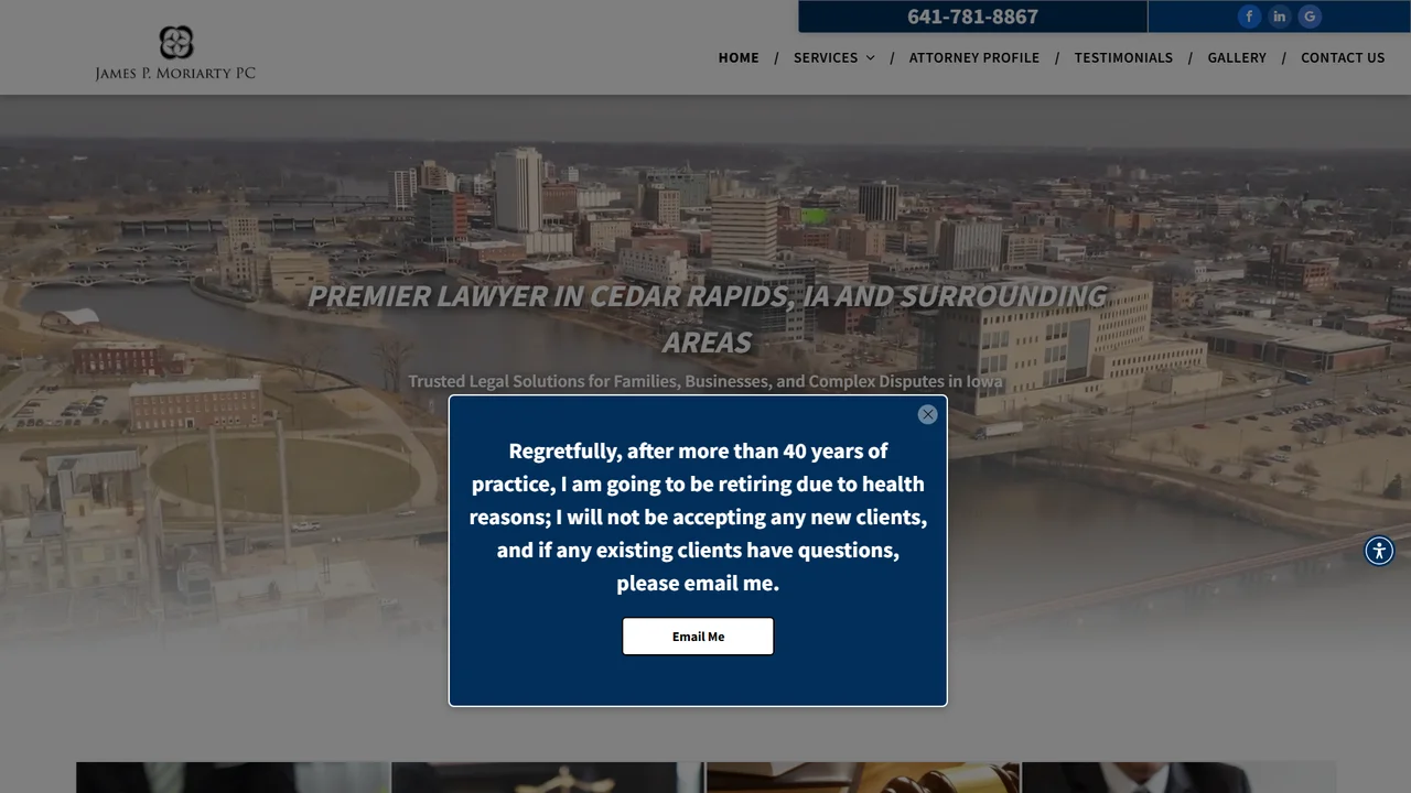 James P. Moriarty - Cedar Rapids, IA office in Cedar Rapids, Iowa